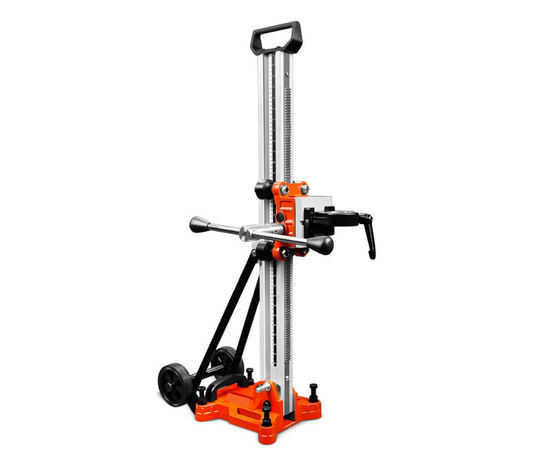 Orange and Silver Core Drilling Machine on Wheels — Superior Access Hire in Wynnum, QLD