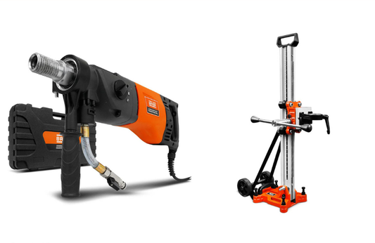 Two Orange and Black Core Drilling Machines — Superior Access Hire in Wynnum, QLD.