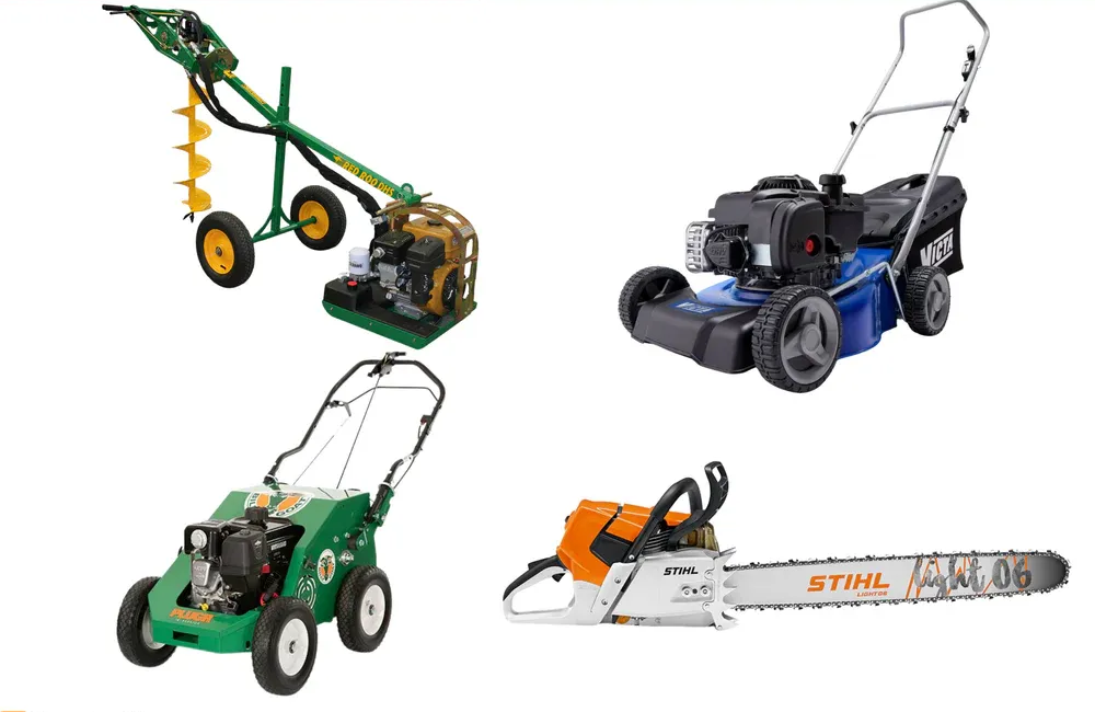 Four Pieces of Outdoor Power Equipmen — Superior Access Hire in Wynnum, QLD