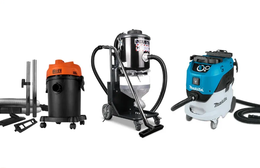 Three Industrial Vacuum Cleaners — Superior Access Hire in Wynnum, QLD