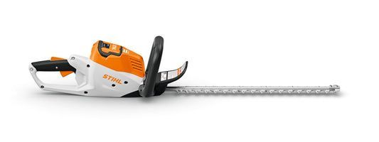 A Stihl Orange and White Hedge Trimmer — Superior Access Hire in Wynnum, QLD