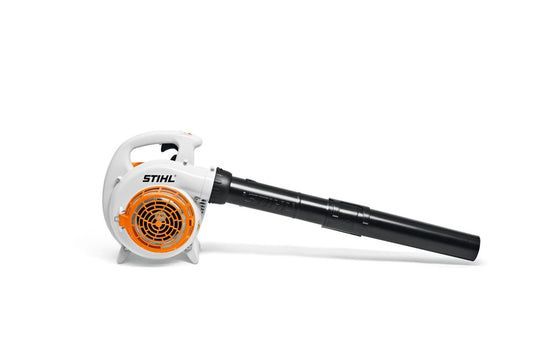 White and Orange Stihl Leaf Blower with Black Nozzle — Superior Access Hire in Wynnum, QLD