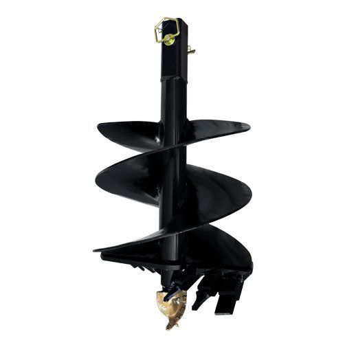 Black Auger Drill Bit, with Spiral Blade — Superior Access Hire in Wynnum, QLD