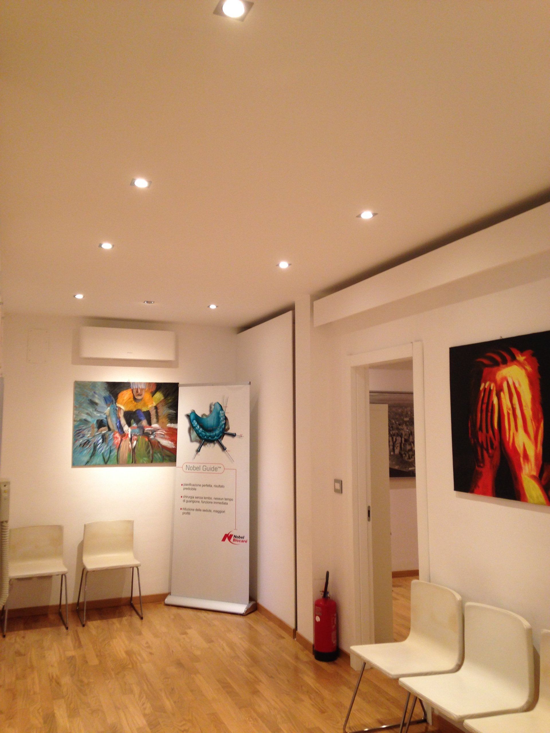 Sala d'attesa di uno studio