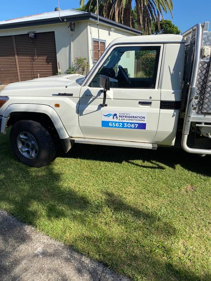 Kempsey Refrigeration & Air Conditioning Service Vehicle — Air Conditioning in Kempsey, NSW