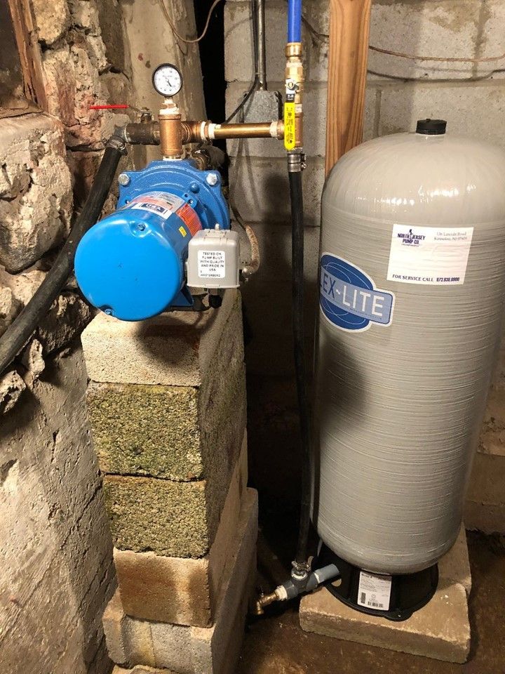 After Air Water Holding Tank Repair — Butler NJ — North Jersey Pump Co.