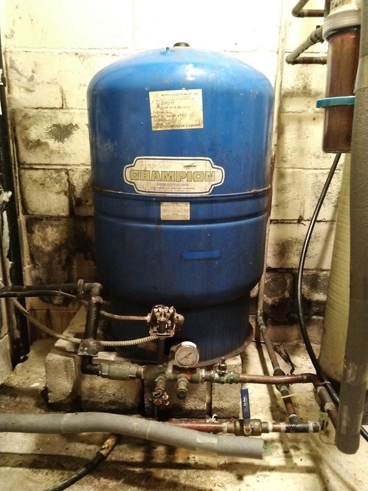 Before Pressure Tank Repair — Butler NJ — North Jersey Pump Co.