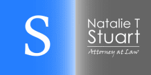 A logo for natalie stuart attorney at law