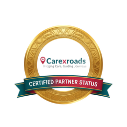 Gold badge with 