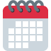 Red and gray calendar icon.