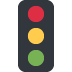 Traffic light showing red.