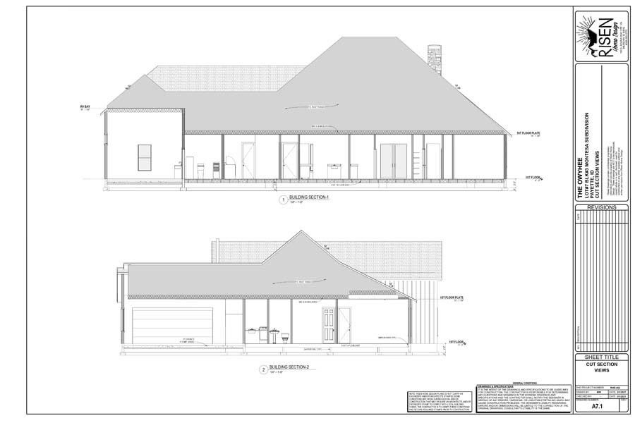 A black and white drawing of a house with a roof.