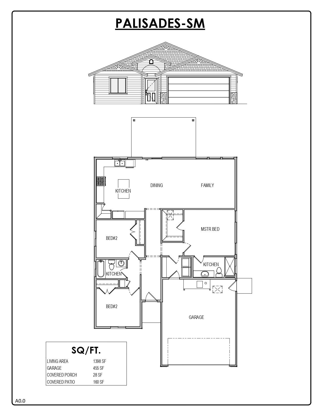 A black and white floor plan of a house.