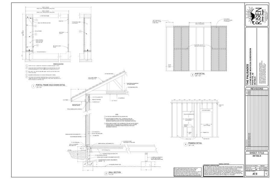 A black and white drawing of a building with a roof and a wall.