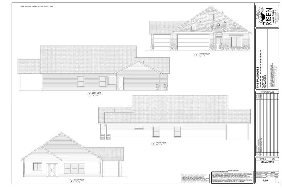 A black and white drawing of a house with a roof