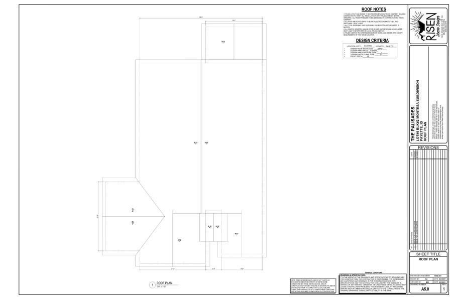 A black and white drawing of a building on a white background.
