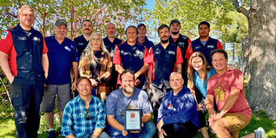 Pellman's Automotive team holding their reward for Boulder's Best