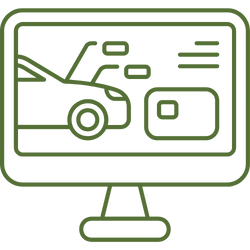 Digital Vehicle Inspection Icon