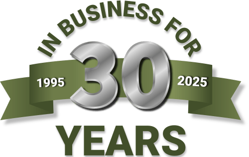 In Business for 30 Years Seal