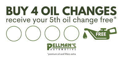 Oil Change Punchcard