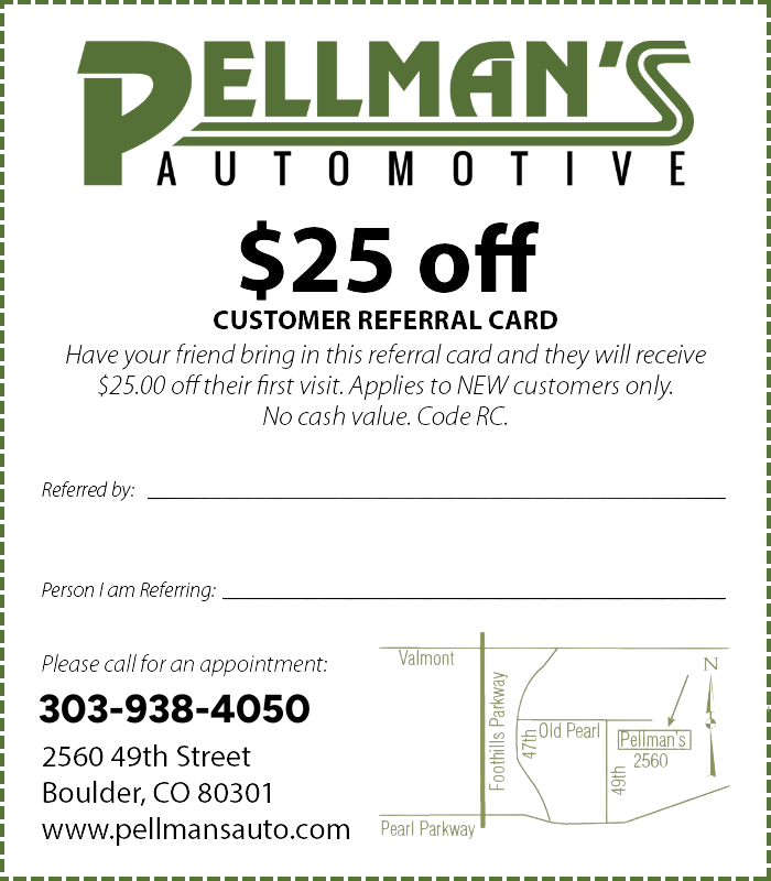 Customer Referral Card