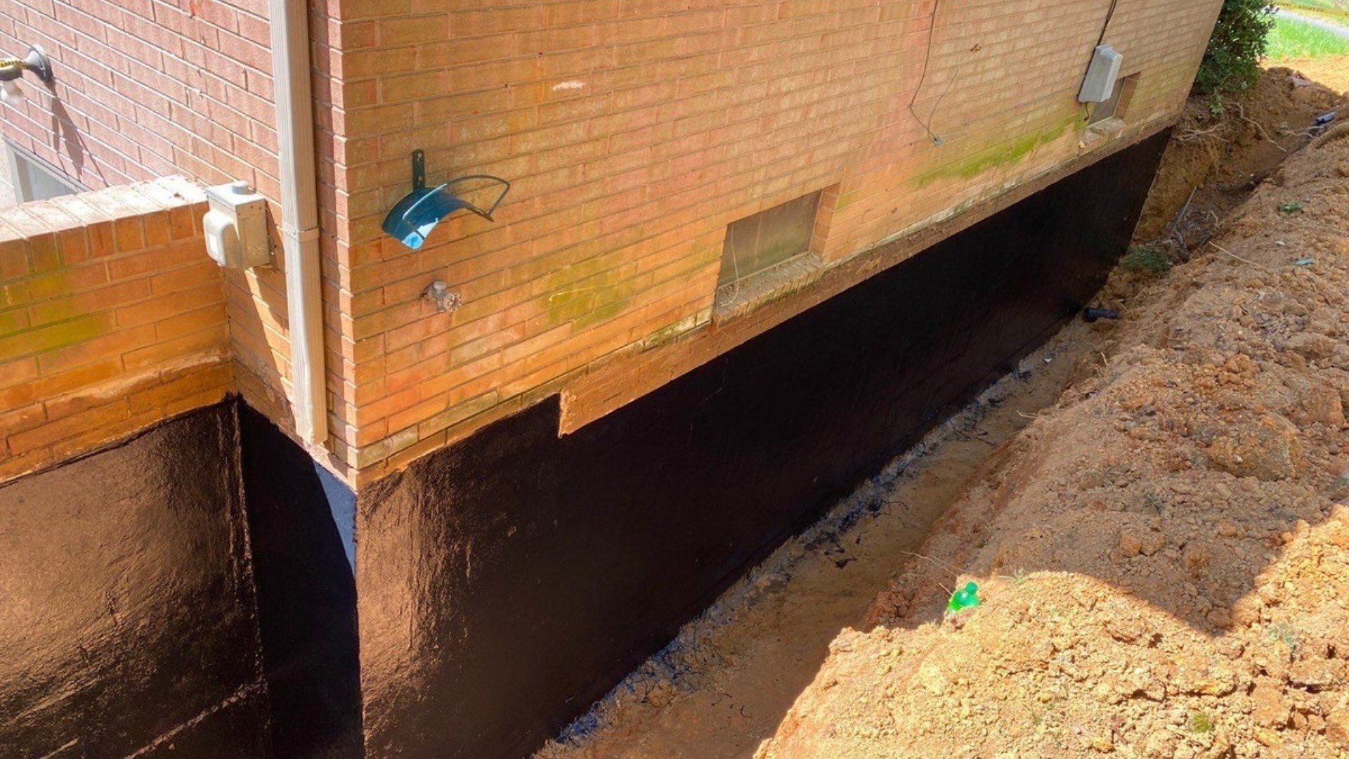 Waterproofing a foundation in Chesapeake, VA