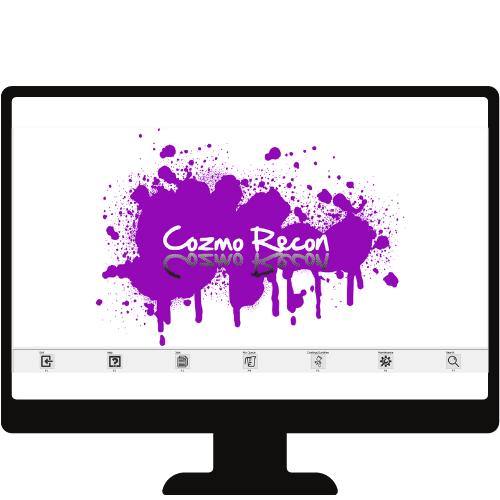 a home screen of cozmo recon color software .