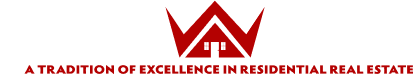 A red logo that says a tradition of excellence in residential real estate