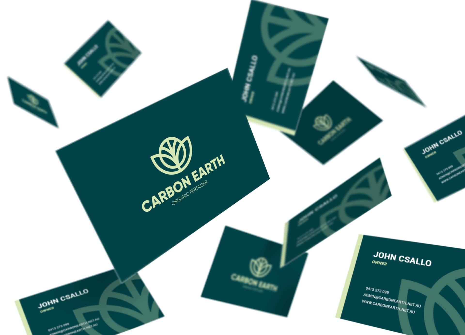 Carbon Earth Business Card Design