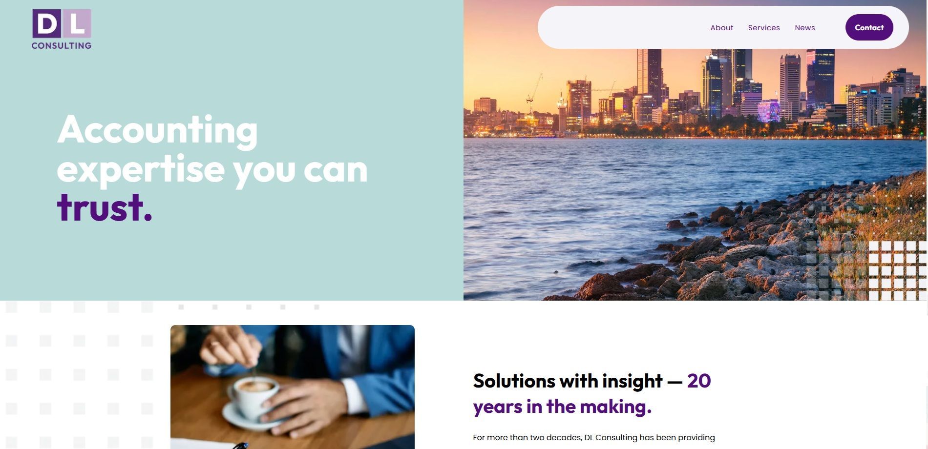 Consulting Website Examples