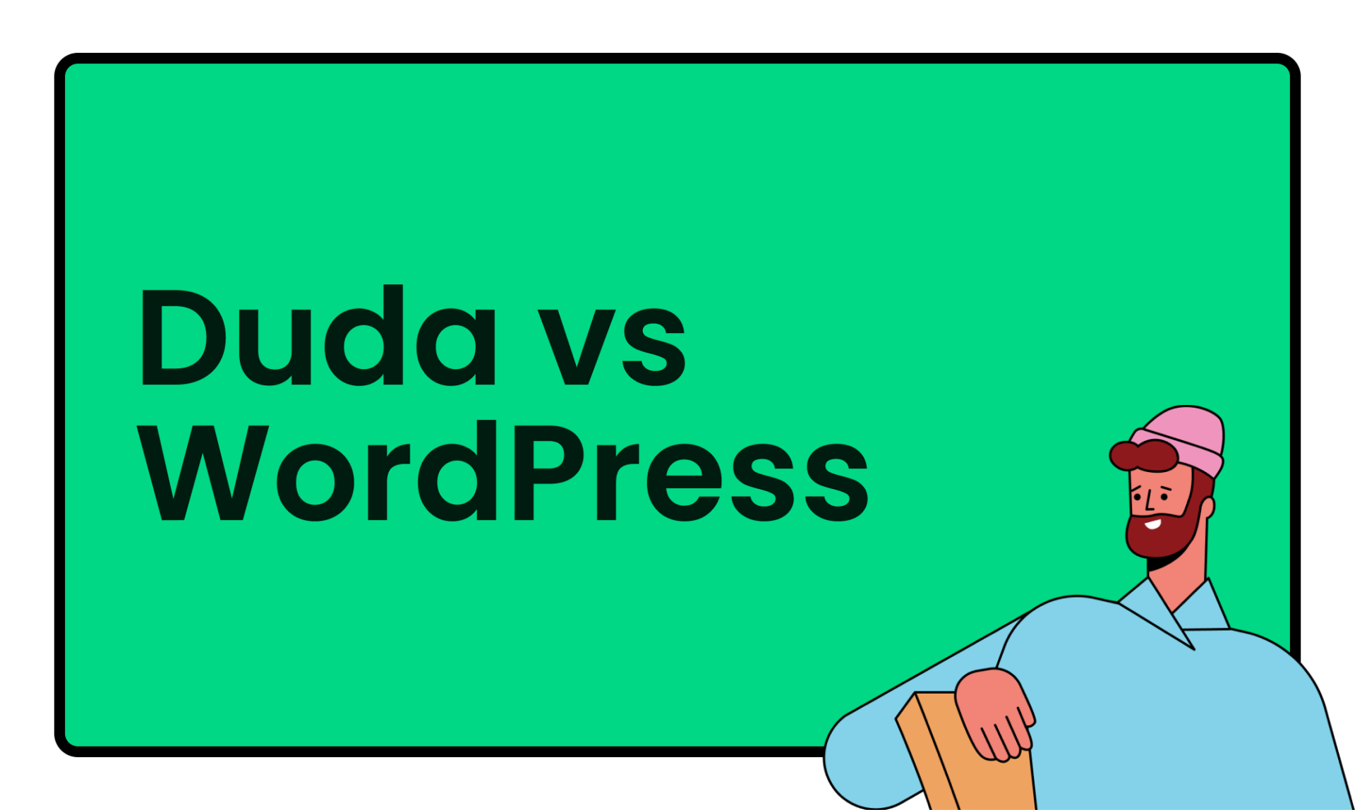 Duda vs Wordpress Blog Tiile
