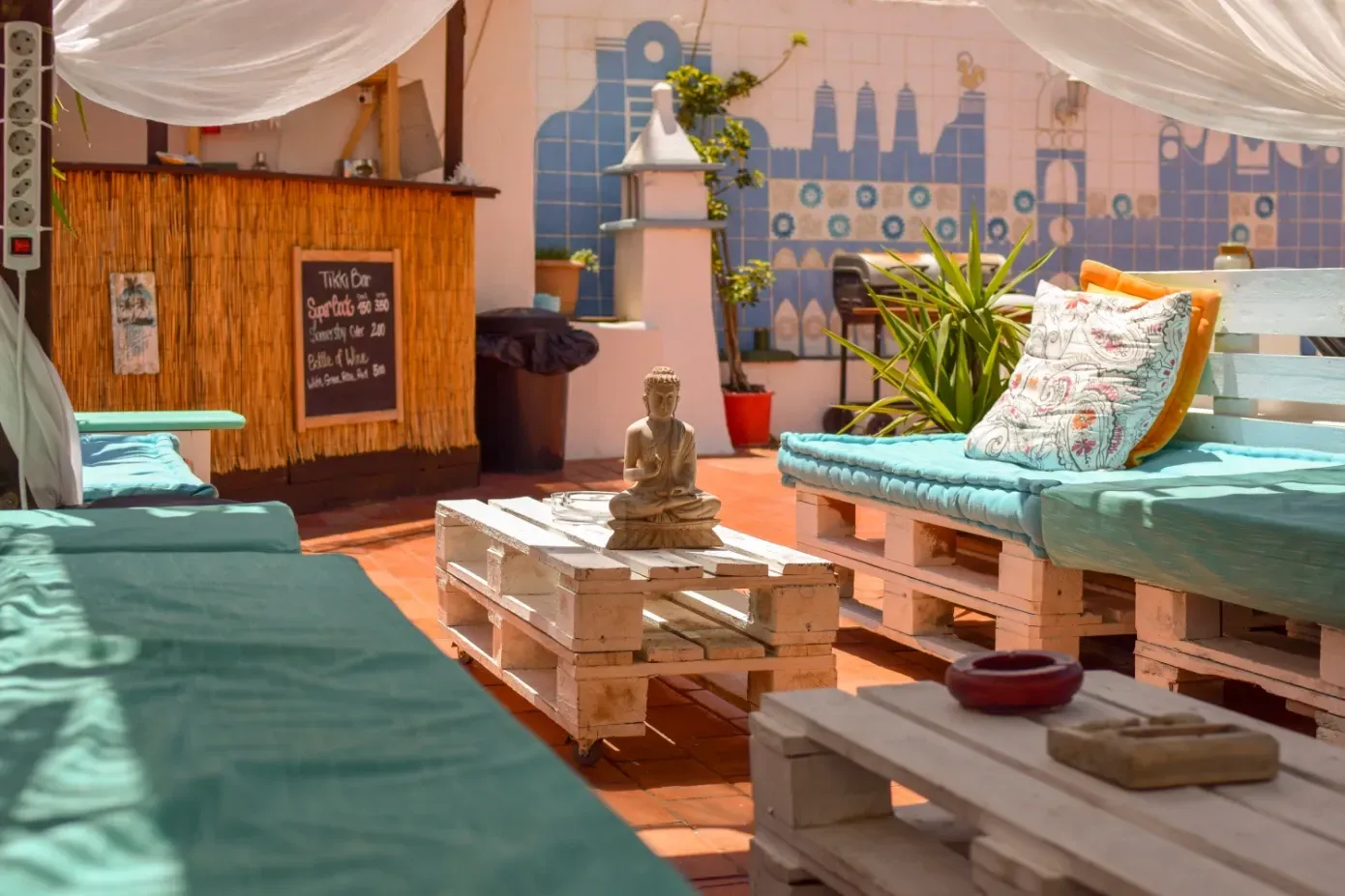 Orange Terrace Hostel patio