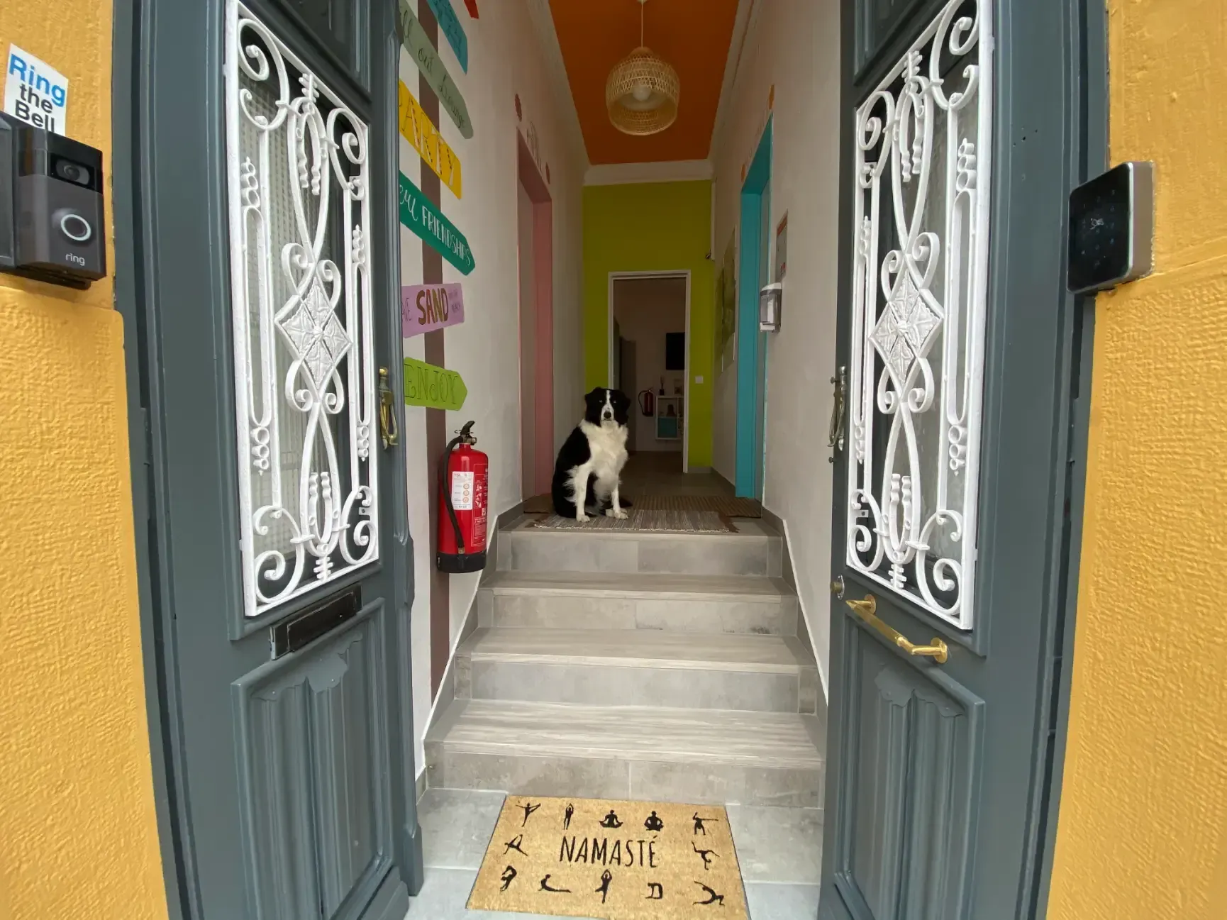 Orange Terrace Hostel entrance