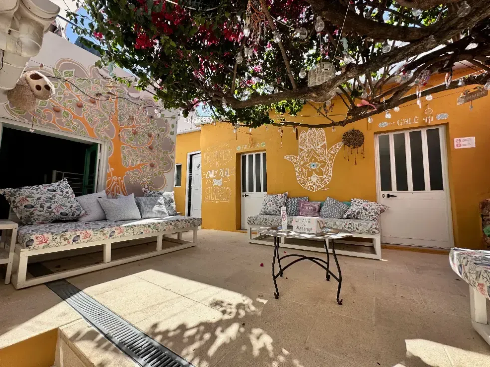 Orange Terrace Hostel patio