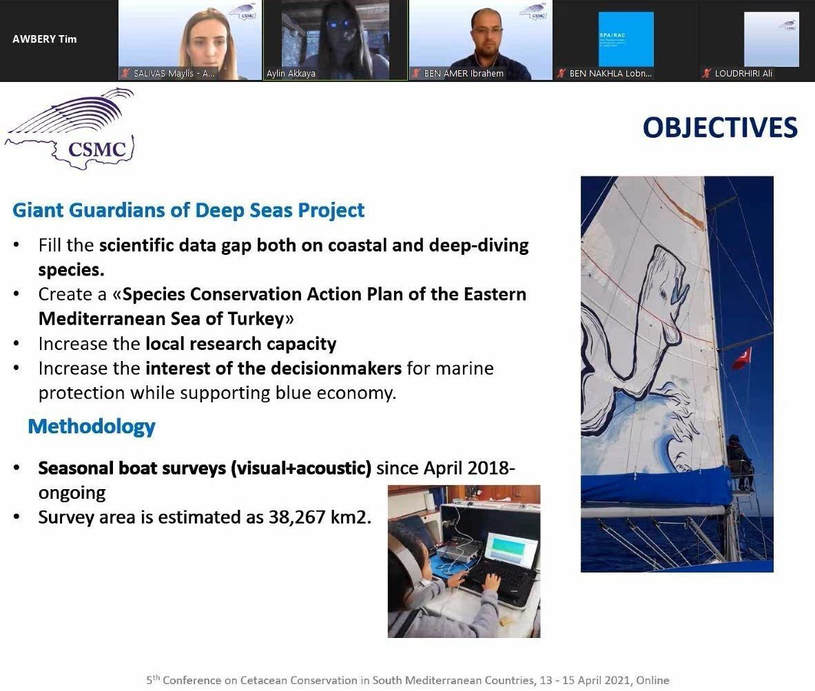 A conference slide