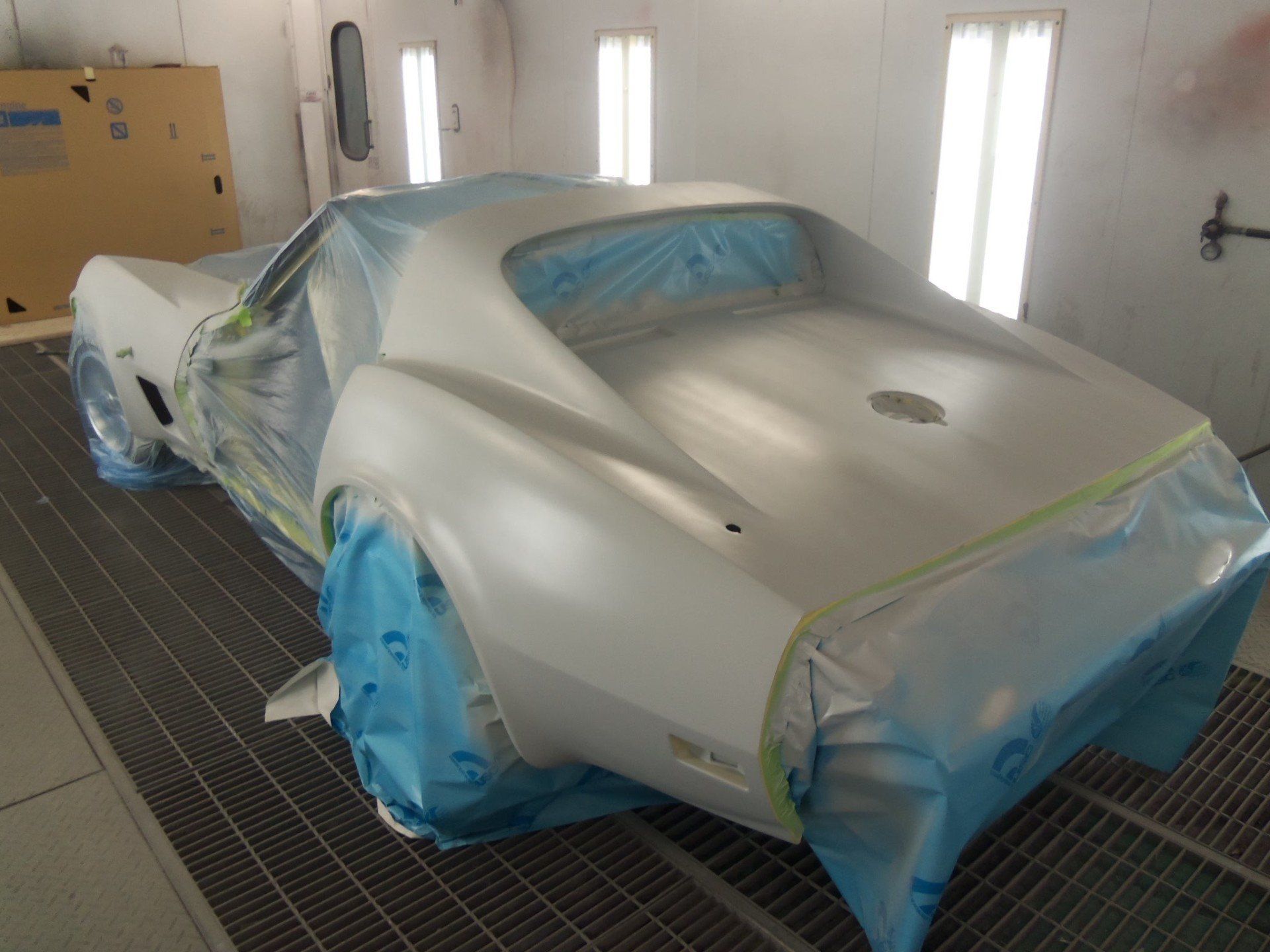 Applying Primary Coat for Personalized Cars — Villas, NJ — John's Auto Body
