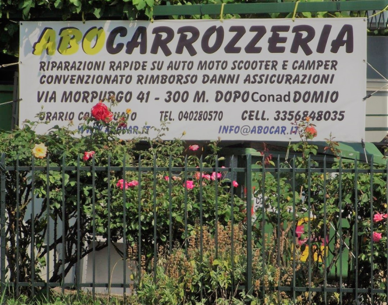 insegna carrozzeria abocar