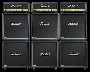 Marshall Guitar amps are available for hire