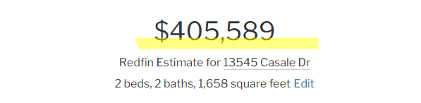 Redfin: 405,589, June 22 2023
