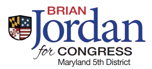 Brian Jordan for Congress logo