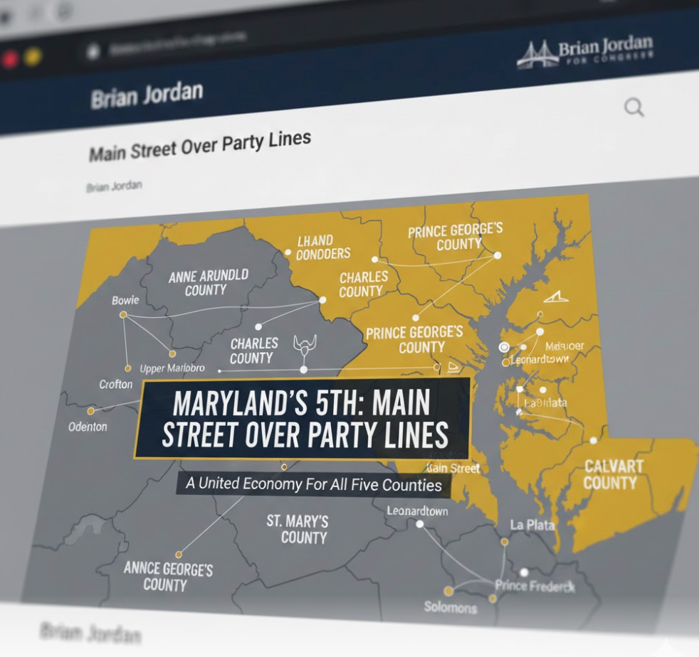 map of maryland 5th district