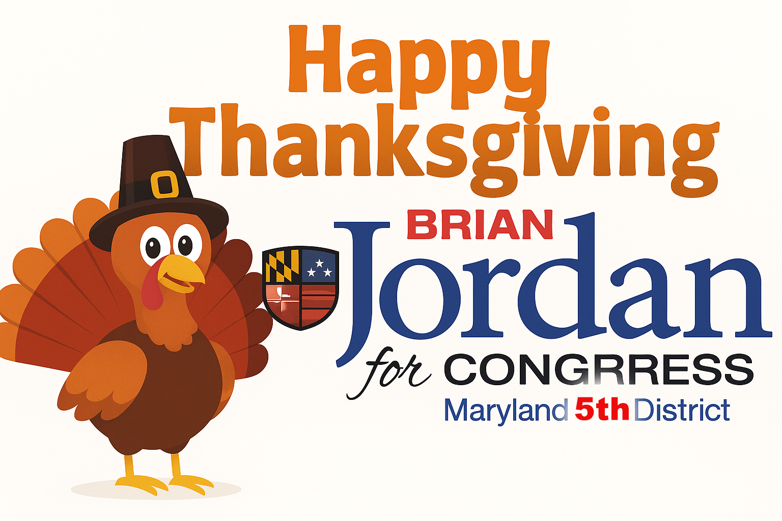 Happy thanksgiving from Brian Jordan