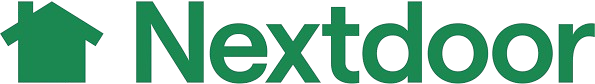 Green Nextdoor logo with a house icon.