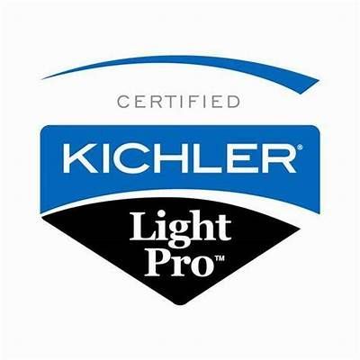 the logo for kiehler light pro is a certified logo .