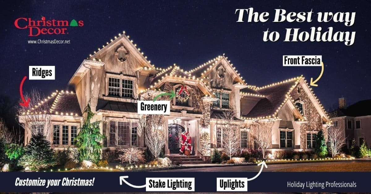 best way to holiday Christmas light image