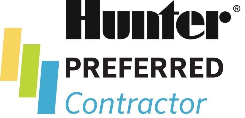 a hunter preferred contractor logo on a white background .