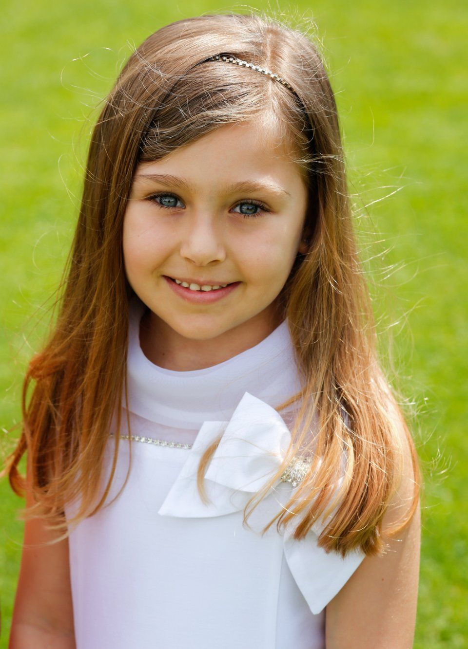 top elegante girocollo bambina