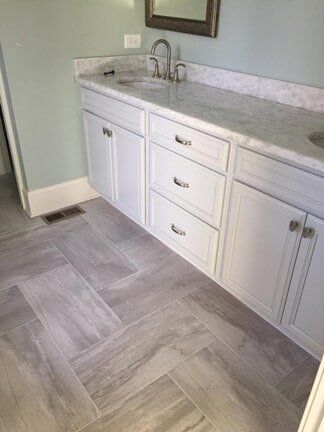 Newly Installed Kitchen Floors — Greenville, NC — East Carolina Carpets & Interiors