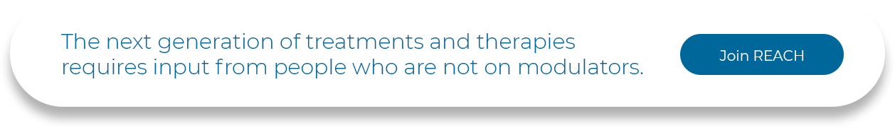 Cystic Fibrosis Clinical study button