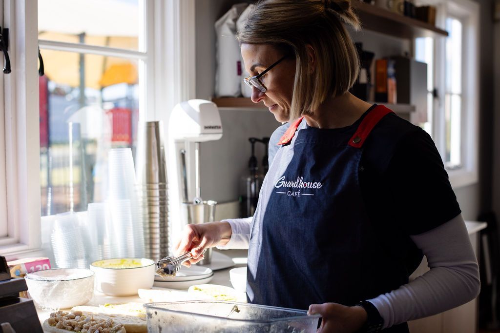 Person preparing food